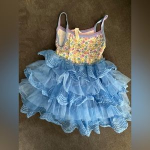 Matilda Jane Make a Wish blue floral tulle dress